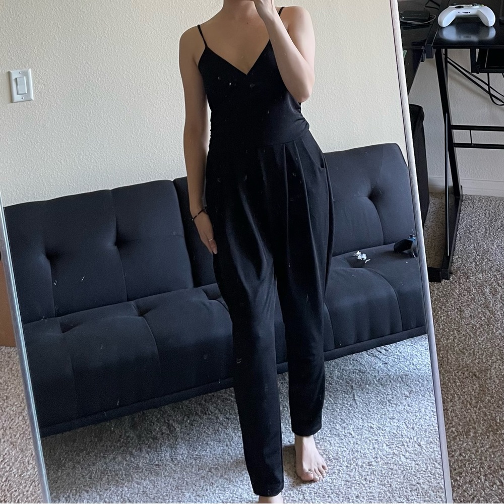 Demasque Boutique- Black Jumpsuit- Sz: Small
